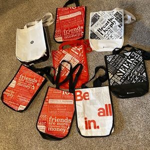 Lot of 8 lululemon bags